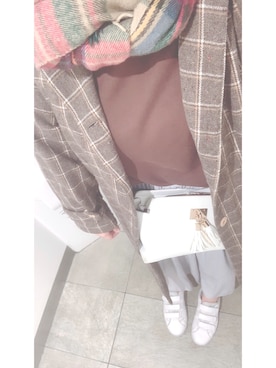「rivet & surge（リベットアンドサージ）のアイテム（その他アウター）」を使った、ぴよさん（レディース・155cm）の冬コーディネート