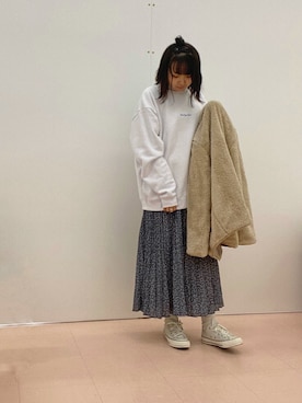 まゆげさん（レディース・157cm）の冬コーディネート