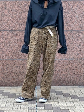 「MASTER&Co（マスターアンドコー）のアイテム（パンツ）」を使った、MJ Mnm Junkoさん（レディース・163cm）の秋コーディネート