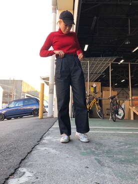 RINAさん（レディース・166cm）の冬コーディネート