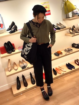 「靴下」｜sakaeさん（レディース・163cm）の春コーディネート