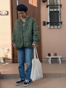 「M65」｜ikumi＊さん（レディース・159cm）の冬コーディネート