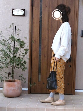 「DHOLIC（ディーホリック）のアイテム（バレエシューズ）」を使った、ikumi＊さん（レディース・159cm）の春コーディネート