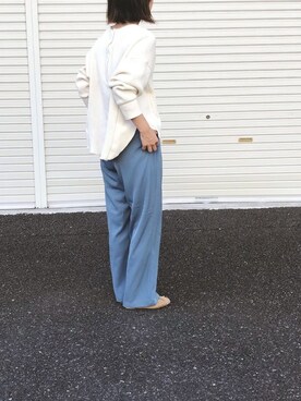 「DHOLIC（ディーホリック）のアイテム（バレエシューズ）」を使った、ikumi＊さん（レディース・159cm）の冬コーディネート