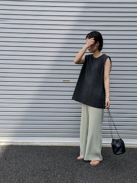 「Steven Alan（スティーブンアラン）のアイテム（アクセサリー）」を使った、ikumi＊さん（レディース・159cm）の夏コーディネート