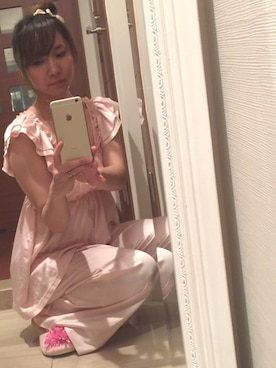 「aimerfeel（エメフィール）のアイテム」を使った、やあさん（レディース・156cm）の夏コーディネート