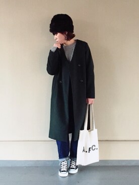 RICOさん(レディース・155cm)の冬コーディネート