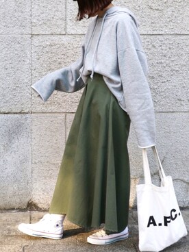 RICOさん（レディース・155cm）の春コーディネート