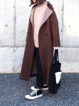 RICOさん（レディース・155cm）の冬コーディネート