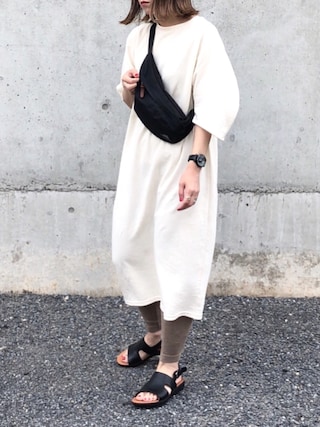 ど本命 Tシャツワンピ レギンスコーデ マミたす Earth Music Ecology のお気に入りフォルダ Wear