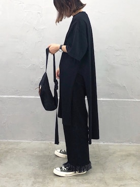 「JOURNAL STANDARD（ジャーナルスタンダード）のアイテム（チュニック）」を使った、RICOさん（レディース・155cm）の夏コーディネート