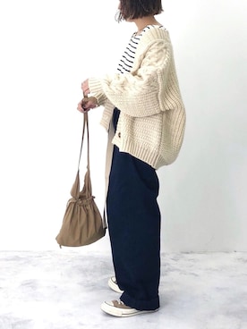 RICOさん（レディース・155cm）の秋コーディネート