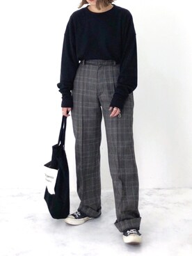 「eclat（エクラ）のアイテム（リング）」を使った、RICOさん（レディース・155cm）の秋コーディネート