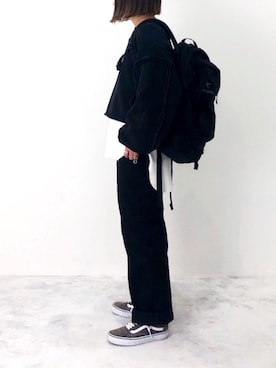 「eclat（エクラ）のアイテム」を使った、RICOさん（レディース・155cm）の冬コーディネート