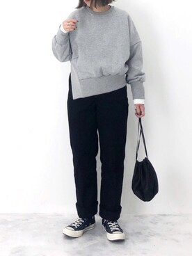 「eclat（エクラ）のアイテム」を使った、RICOさん（レディース・155cm）の冬コーディネート