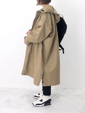 「Sheson（シーズン）のアイテム（スウェット）」を使った、RICOさん（レディース・155cm）の春コーディネート
