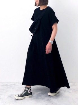 「eclat（エクラ）のアイテム」を使った、RICOさん（レディース・155cm）の春コーディネート