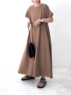 「eclat（エクラ）のアイテム」を使った、RICOさん（レディース・155cm）の春コーディネート