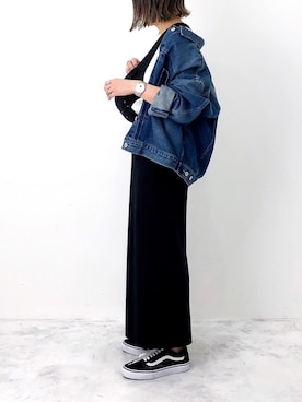 「eclat（エクラ）のアイテム」を使った、RICOさん（レディース・155cm）の春コーディネート