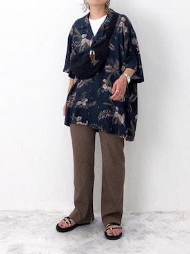 「eclat（エクラ）のアイテム」を使った、RICOさん（レディース・155cm）の春コーディネート