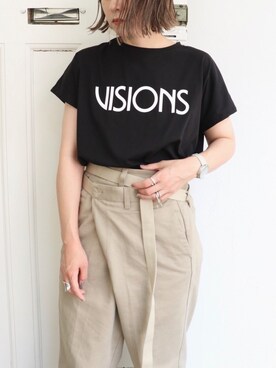 「eclat（エクラ）のアイテム」を使った、RICOさん（レディース・155cm）の夏コーディネート