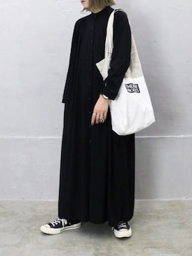 「eclat（エクラ）のアイテム」を使った、RICOさん（レディース・155cm）の秋コーディネート