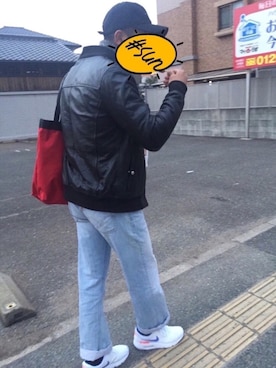 「semantic design（セマンティックデザイン）のアイテム（ニット/セーター）」を使った、ぺこたろうさん（メンズ・181cm）の春コーディネート