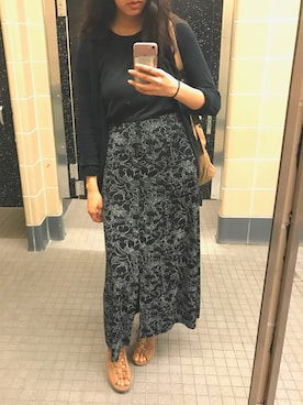 「skirt」｜「アイテム（その他アウター）」を使った、Mimiさん（レディース・170cm）の春コーディネート
