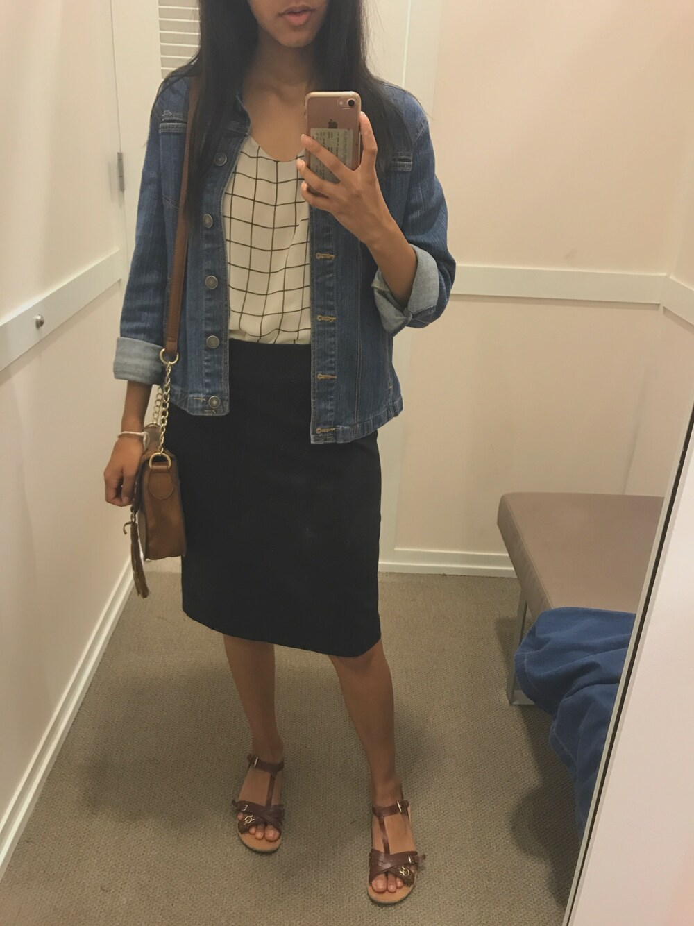 「Targetのアイテム（タンクトップ、ホワイト系）」を使った、Mimiさん（レディース・170cm）の夏コーディネートの1枚目の写真