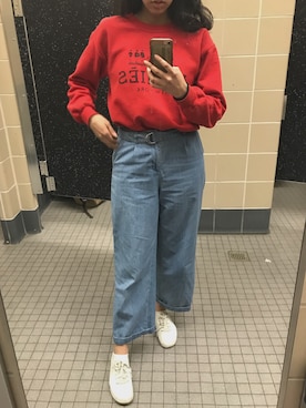 「Reasonのアイテム」を使った、Mimiさん（レディース・173cm）の春コーディネート