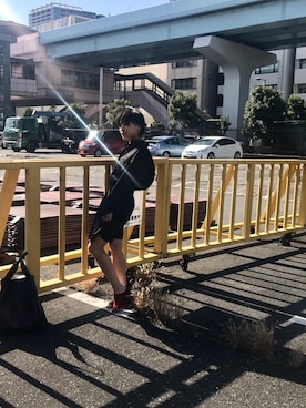 「NOISE MAKER（ノイズメーカー）のアイテム（シャツワンピース）」を使った、MAI.Oさん（レディース・160cm）の冬コーディネート