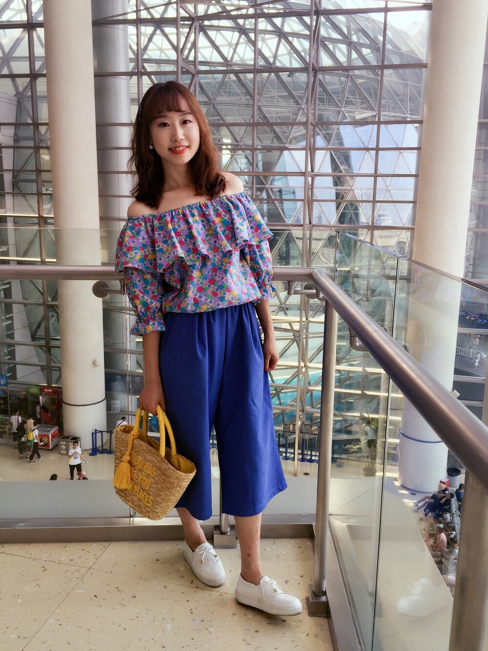 「no brandのアイテム（トップス、その他）」を使った、EMMAさん（レディース・162cm）の夏コーディネートの1枚目の写真