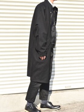 「417 EDIFICE（フォーワンセブンエディフィス）のアイテム（ダウンベスト）」を使った、motokiさん（メンズ・172cm）の冬コーディネート