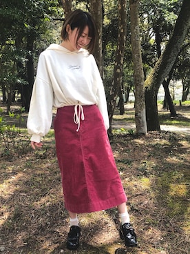 「アイテム（その他シューズ）」を使った、MISAKIさん（レディース・152cm）の春コーディネート