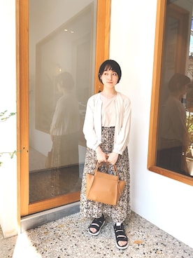 「VIS（ビス）のアイテム（ブルゾン）」を使った、Yuanさん（レディース・151cm）の秋コーディネート