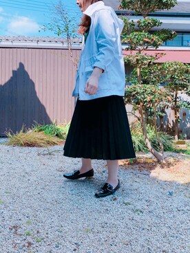 「ORiental TRaffic（オリエンタルトラフィック）のアイテム（ローファー）」を使った、rayfeb29さん（レディース・164cm）の春コーディネート