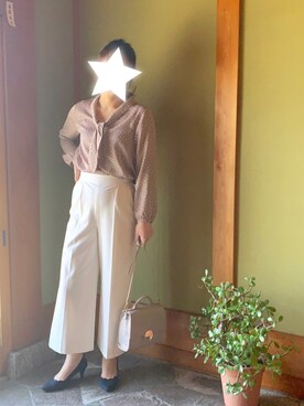 「UNTITLED（アンタイトル）のアイテム（パンツ）」を使った、rayfeb29さん（レディース・164cm）の春コーディネート