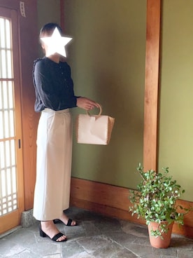 「UNTITLED（アンタイトル）のアイテム（パンツ）」を使った、rayfeb29さん（レディース・164cm）の春コーディネート