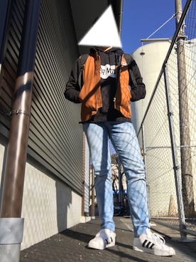 ぬぅ。さん（メンズ・170cm）の冬コーディネート