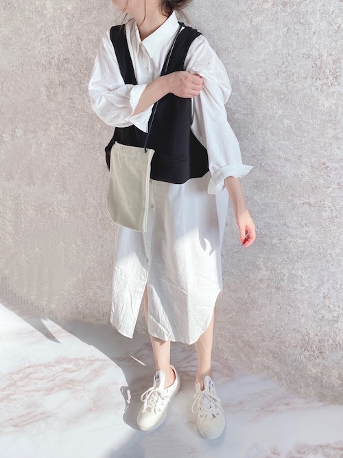 C H I K I 𓅰 Dholicのシャツワンピースを使ったコーディネート Wear