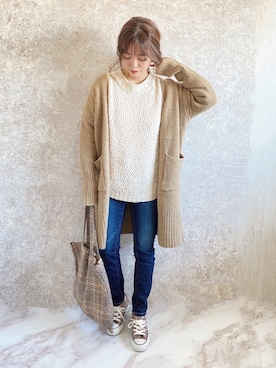 c h i k i 𓅰さん（レディース・150cm）の冬コーディネート