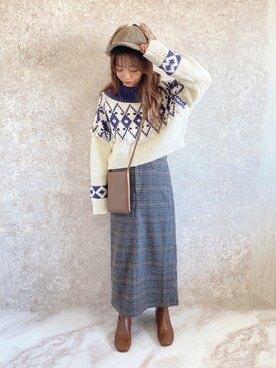 c h i k i 𓅰さん（レディース・150cm）の冬コーディネート