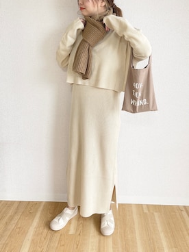 c h i k i 𓅰さん（レディース・150cm）の冬コーディネート