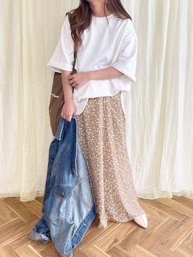 「KIL（キル）のアイテム」を使った、c h i k i 𓅰さん（レディース・150cm）の春コーディネート