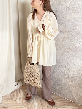 c h i k i 𓅰さん（レディース・150cm）の春コーディネート