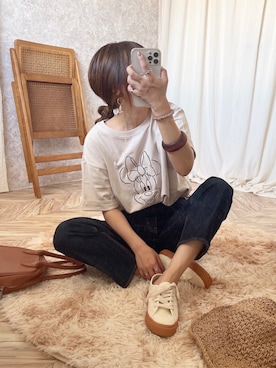 「timecapsule（タイムカプセル）のアイテム」を使った、c h i k i 𓅰さん（レディース・150cm）の夏コーディネート