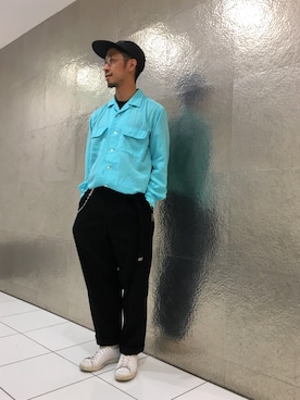 「ユナイテッドアローズ」｜「アイテム（キャップ）」を使った、kouki yoneuさん（メンズ・170cm）の夏コーディネート