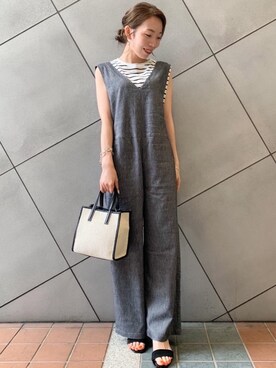 「LAURA DI MAGGIO（ローラディマッジオ）のアイテム」を使った、kobayashi_yさん（レディース・158cm）の夏コーディネート