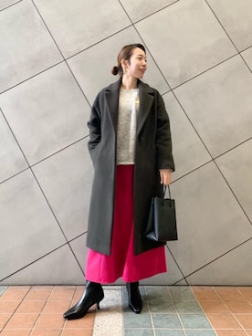 「TRICOTS JEAN MARC（トリコットジーンマルク）のアイテム（ニット/セーター）」を使った、kobayashi_yさん（レディース・158cm）の秋コーディネート