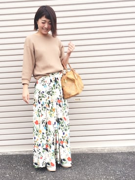 「PRIMA CLASSE（プリマクラッセ）のアイテム」を使った、EMIOHIさん（レディース・153cm）の秋コーディネート